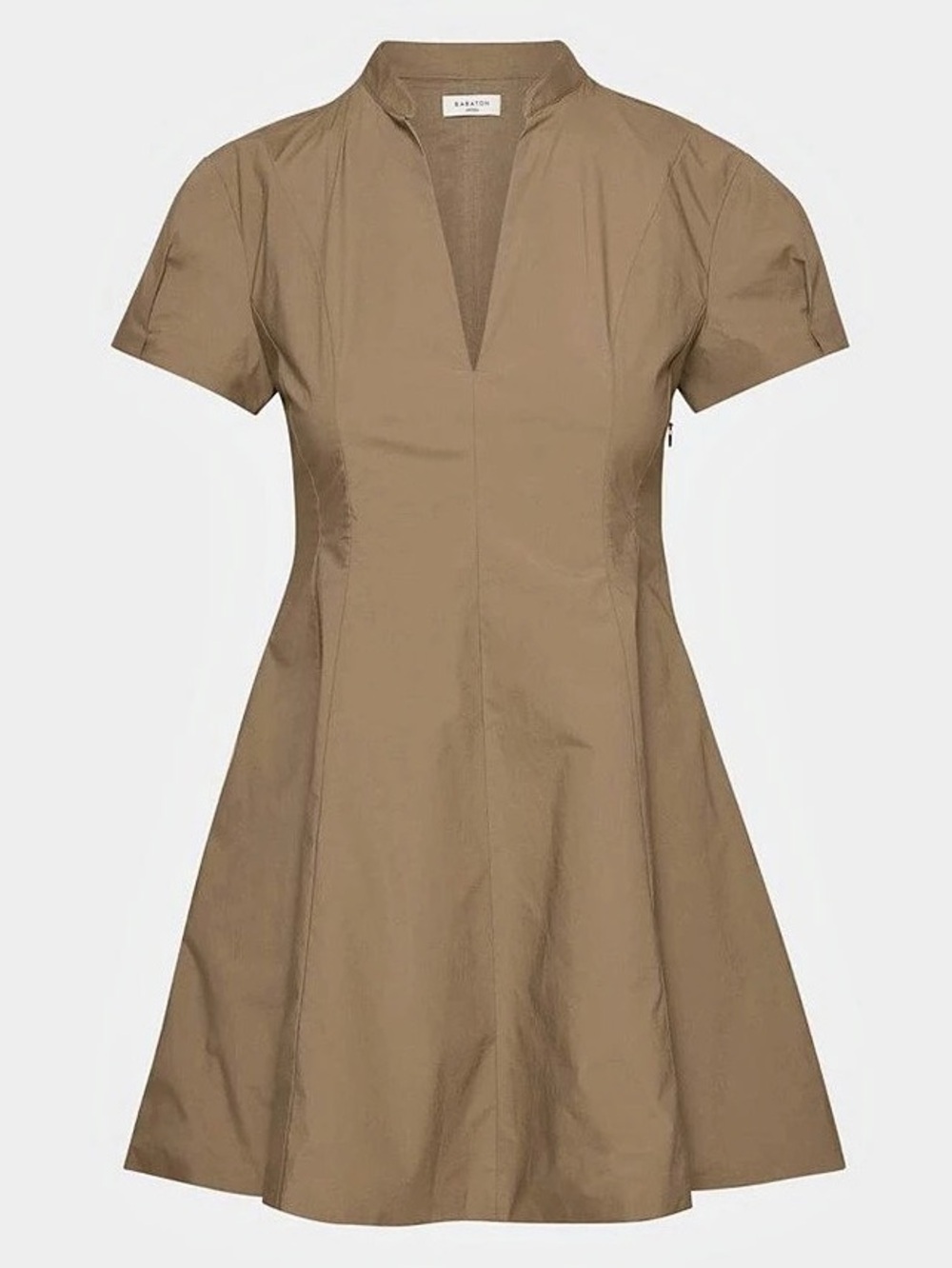 Aritzia Babaton Intro Poplin Mini Dress Brown Size 0